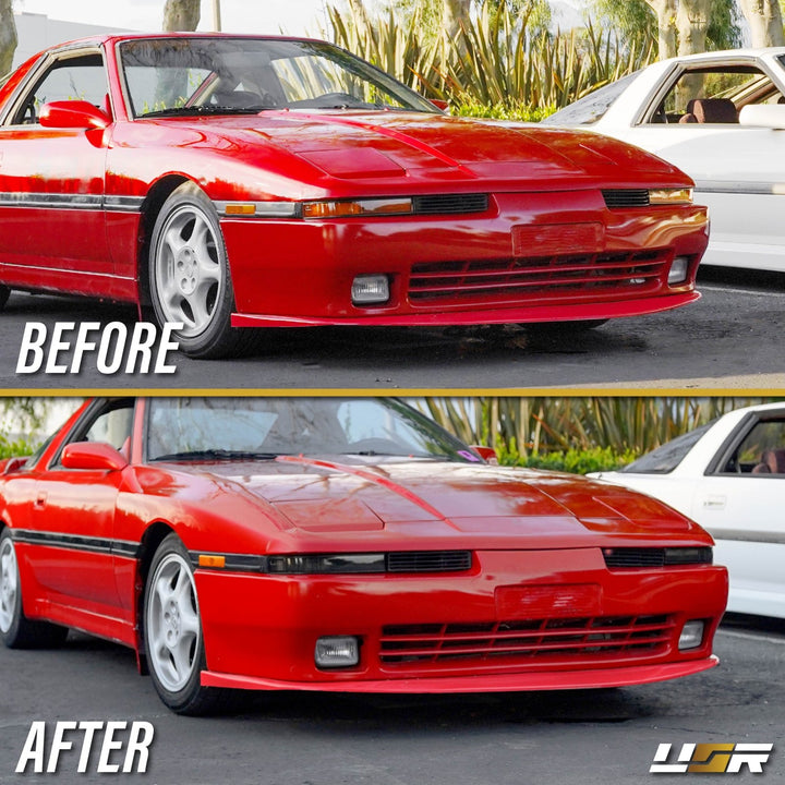 1989 1990 1991 1992 Toyota Supra OE Frosted Amber, Clear or Smoked Lens Bumper Lights

#lens-color_smoke-lens
