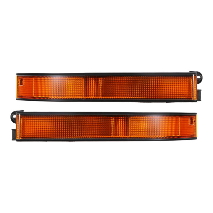 1989 1990 1991 1992 Toyota Supra OE Frosted Amber, Clear or Smoked Lens Bumper Lights

#lens-color_amber-lens