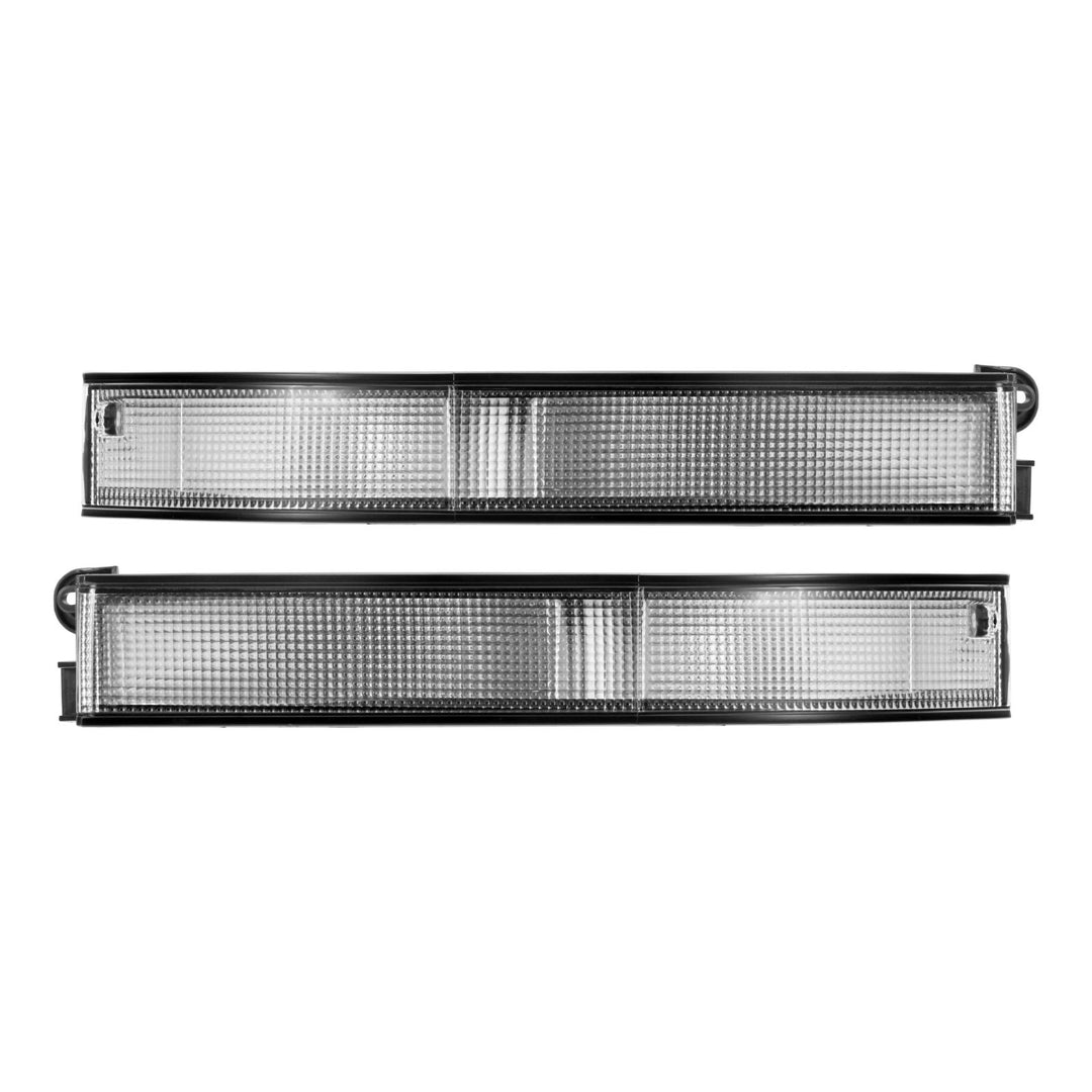 1989 1990 1991 1992 Toyota Supra OE Frosted Amber, Clear or Smoked Lens Bumper Lights

#lens-color_clear-lens