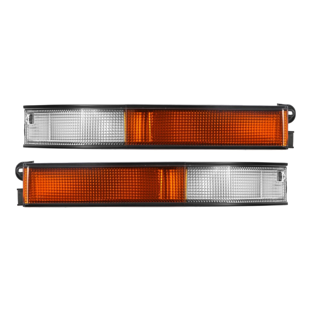 1989 1990 1991 1992 Toyota Supra OE Frosted Amber, Clear or Smoked Lens Bumper Lights

#lens-color_euro-style