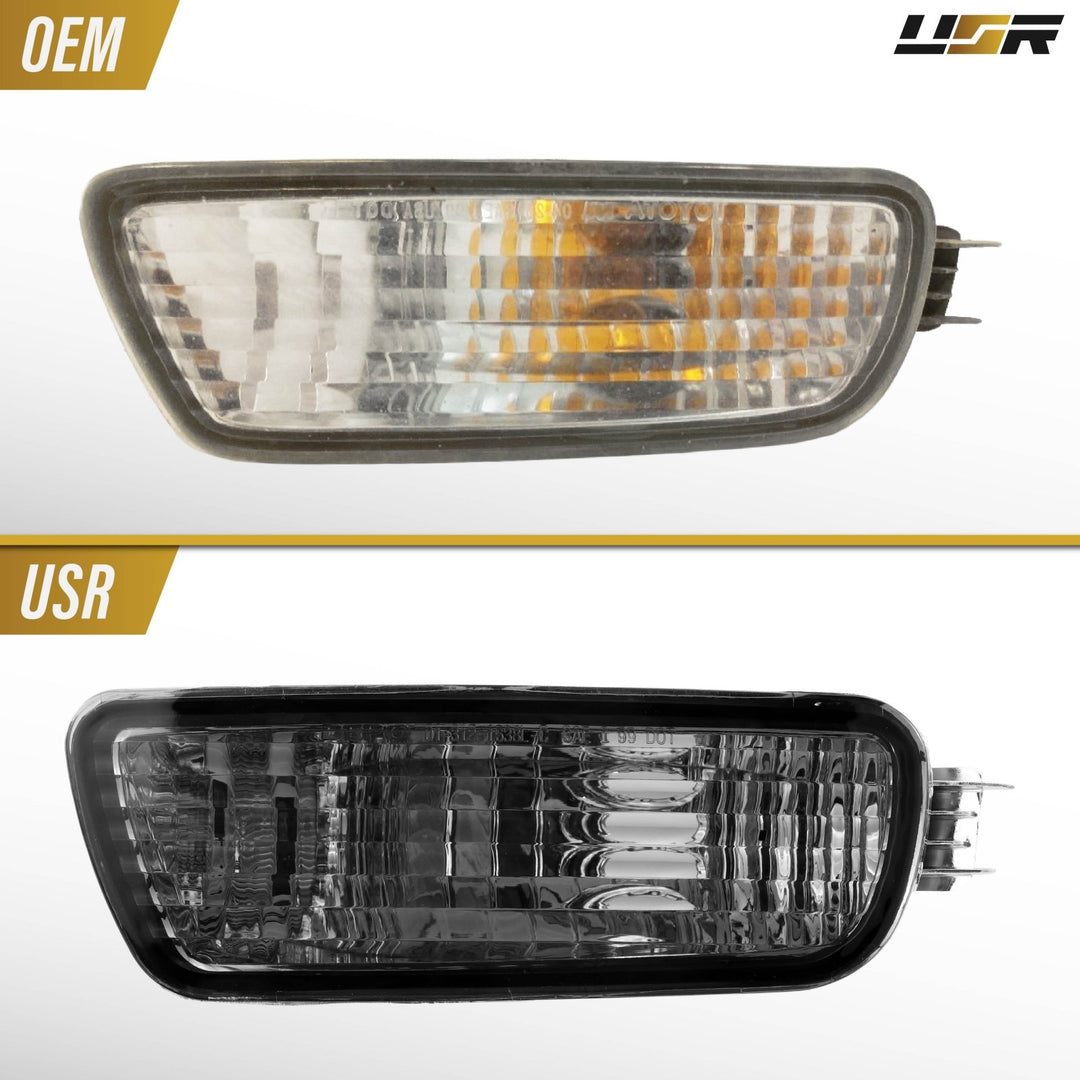 2001-2004 Toyota Tacoma 2WD / 4WD Smoke Lens Front Bumper Signal Lights