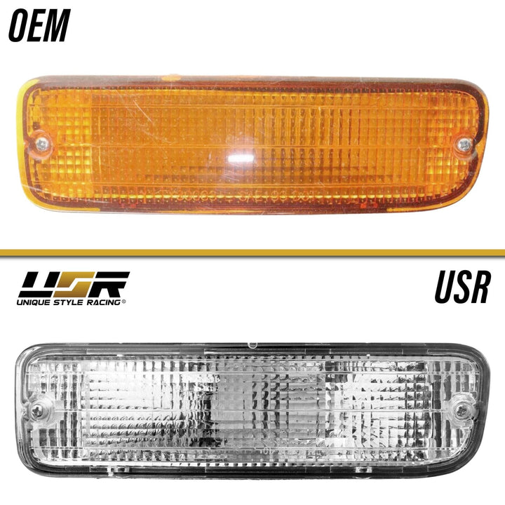 1995 - 1997 Toyota Tacoma Clear Bumper Signal Lights