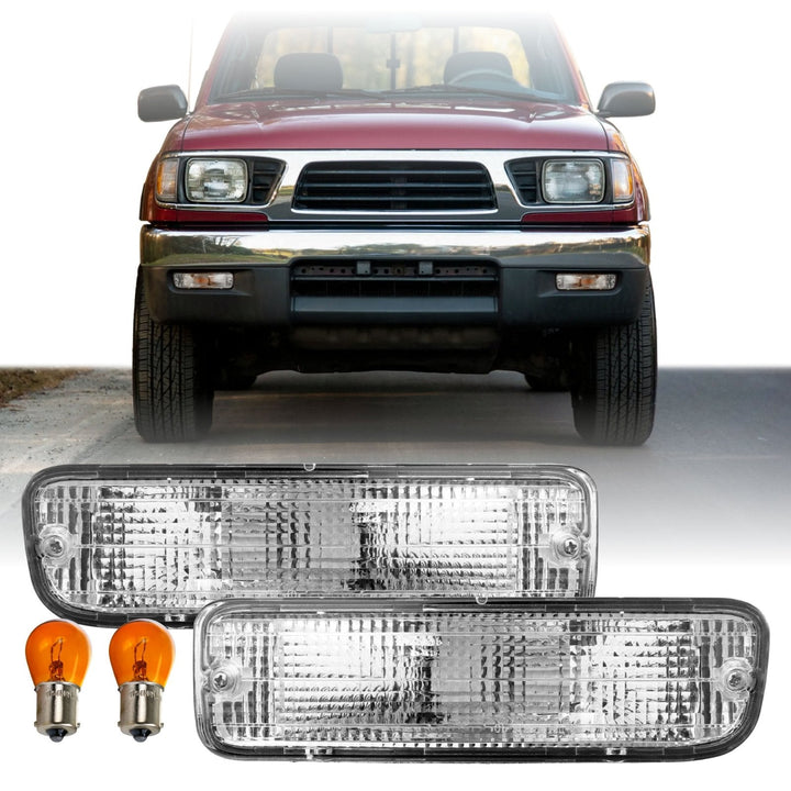 1995 - 1997 Toyota Tacoma Clear Bumper Signal Lights