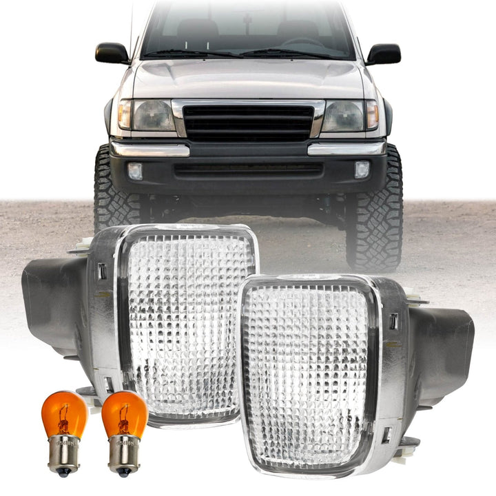 1998 - 2000 Toyota Tacoma 4WD & Tacoma 2WD PreRunner JDM Clear Bumper Signal Light