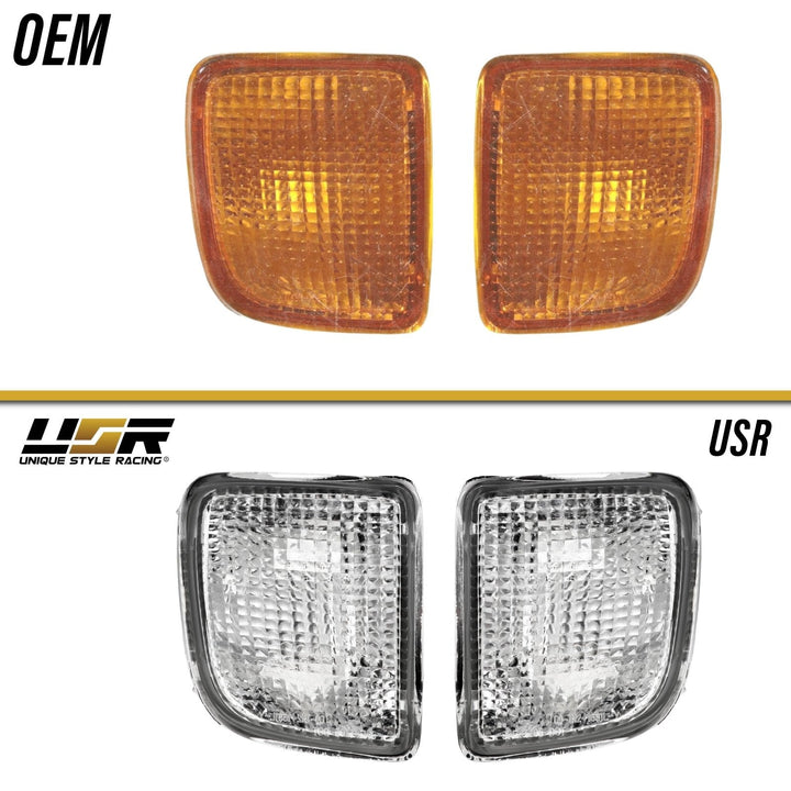 1998 - 2000 Toyota Tacoma 4WD & Tacoma 2WD PreRunner JDM Clear Bumper Signal Light