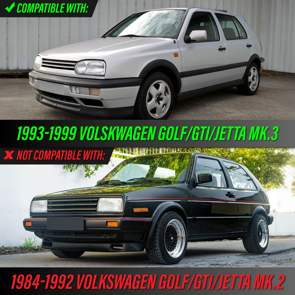 1993 - 1999 Volkswagen Jetta / Golf / GTI Mk.3 Smoke Lens Projector Fog Lights