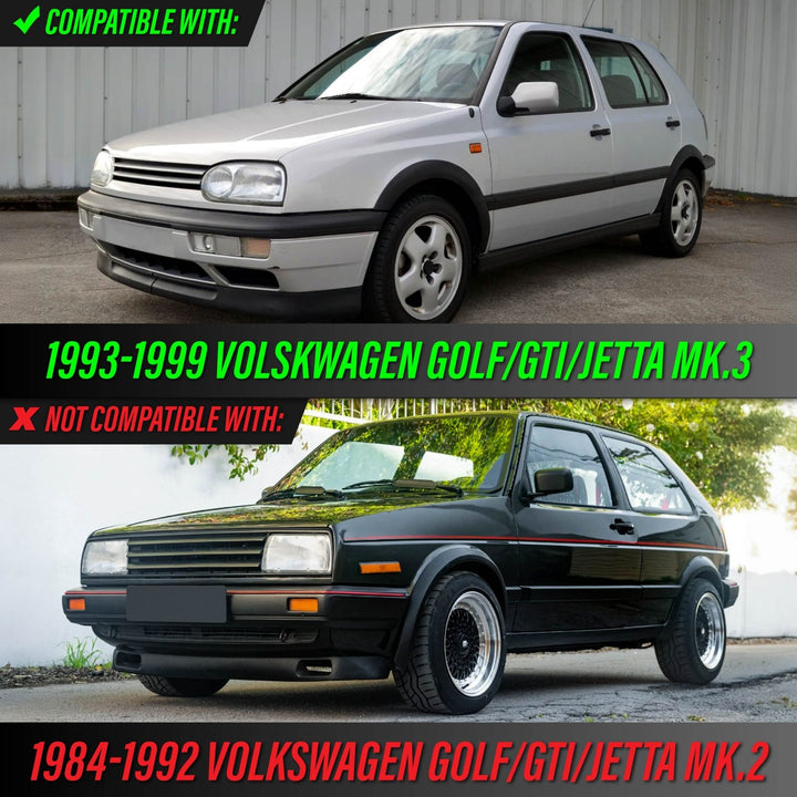 1993 - 1999 Volkswagen Jetta / Golf / GTI Mk.3 Smoke Lens Projector Fog Lights