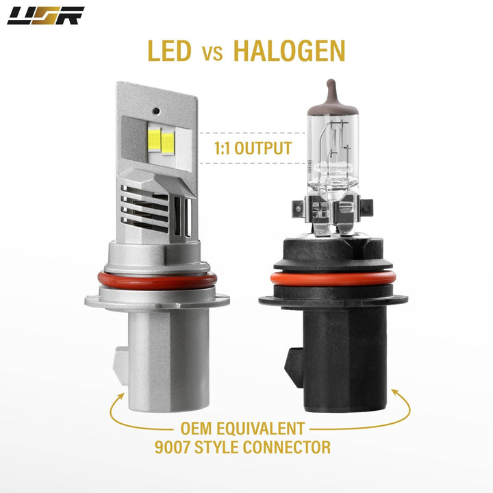 LED Headlight Bulbs H1, H3, H4, H7, H10, H11, 9004, 9005, 9007
#bulb-size_9007