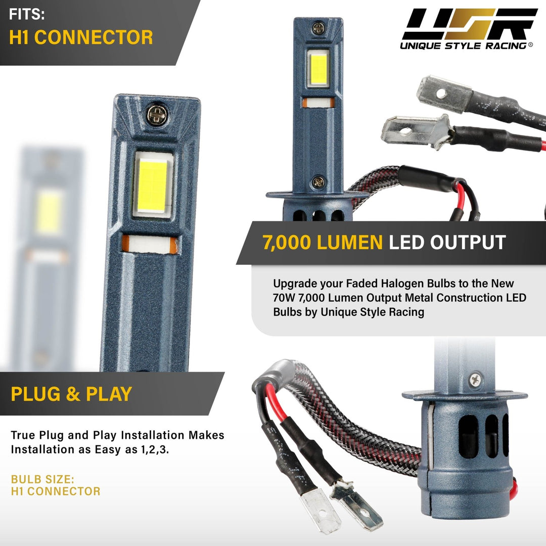 LED Headlight Bulbs H1, H3, H4, H7, H10, H11, 9004, 9005, 9007
#bulb-size_h1