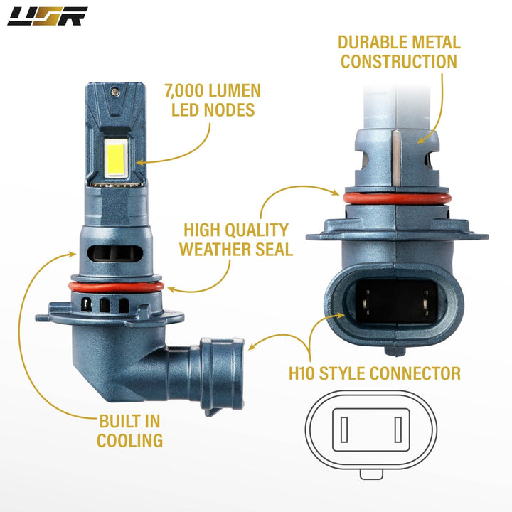 LED Headlight Bulbs H1, H3, H4, H7, H10, H11, 9004, 9005, 9007
#bulb-size_h10