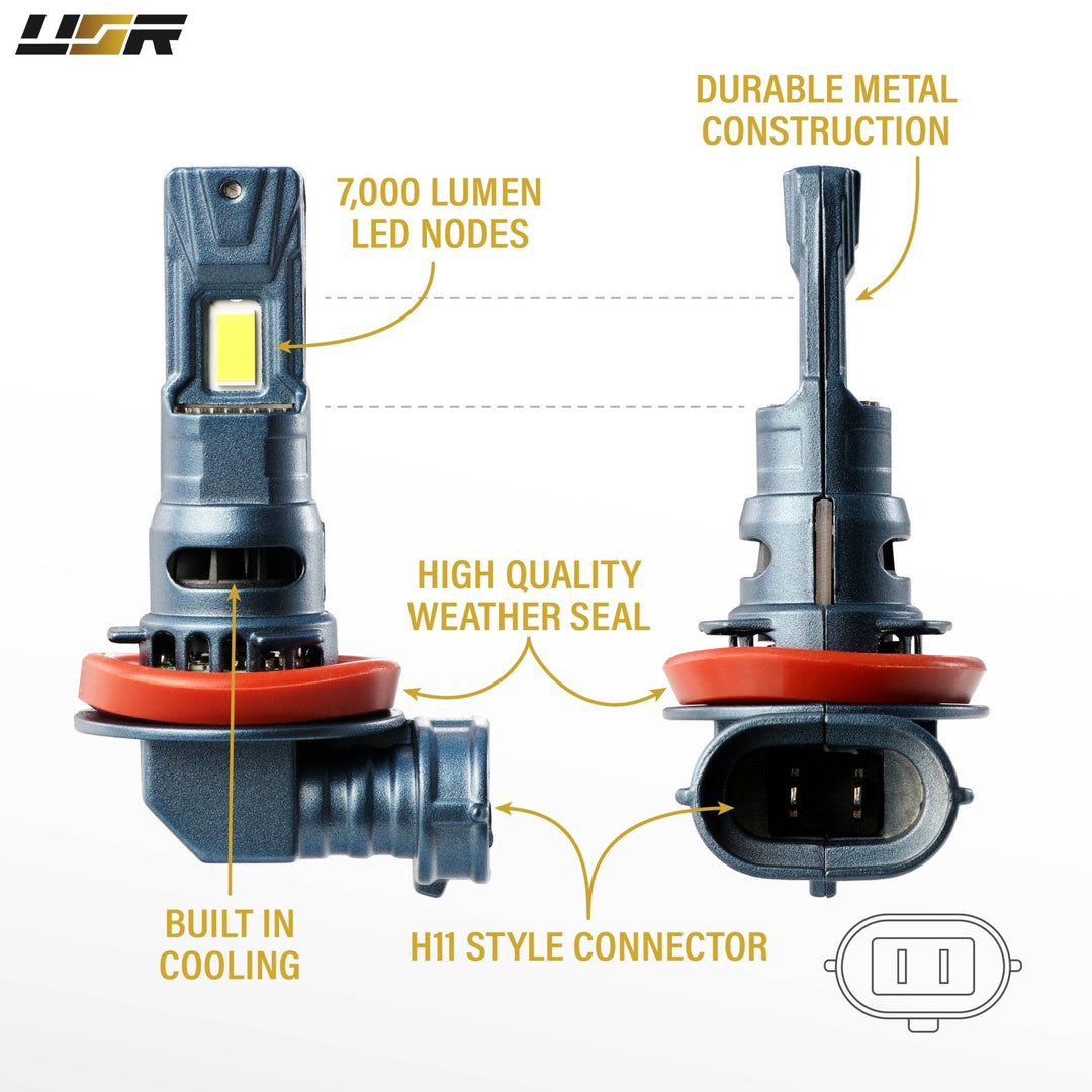 LED Headlight Bulbs H1, H3, H4, H7, H10, H11, 9004, 9005, 9007
#bulb-size_h11
