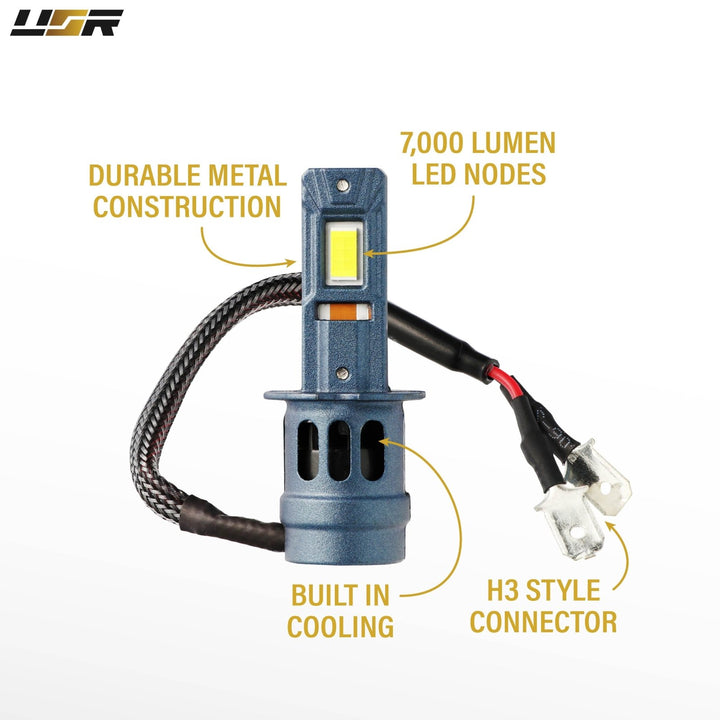LED Headlight Bulbs H1, H3, H4, H7, H10, H11, 9004, 9005, 9007
#bulb-size_h3