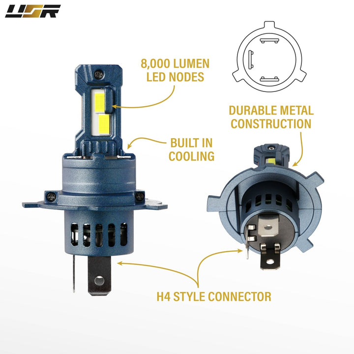 LED Headlight Bulbs H1, H3, H4, H7, H10, H11, 9004, 9005, 9007
#bulb-size_h4