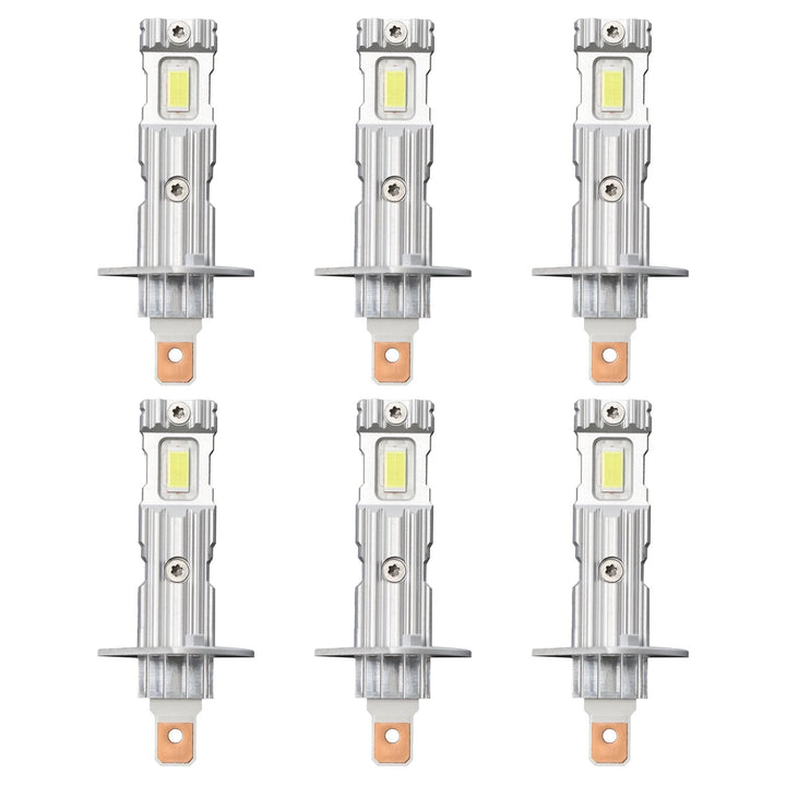 White LED 6000K H1 Bulbs Set