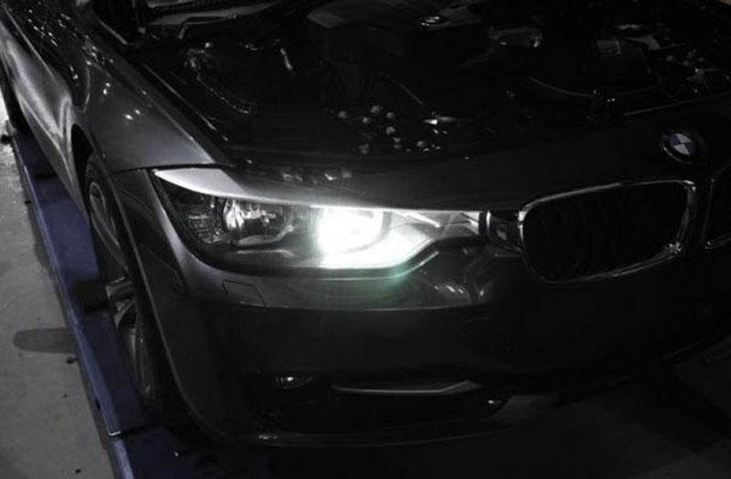 2012 - 2015 BMW F30 / F31 3 Series Halogen Headlights DRL Daytime Running Light PW24W White LED Bulbs