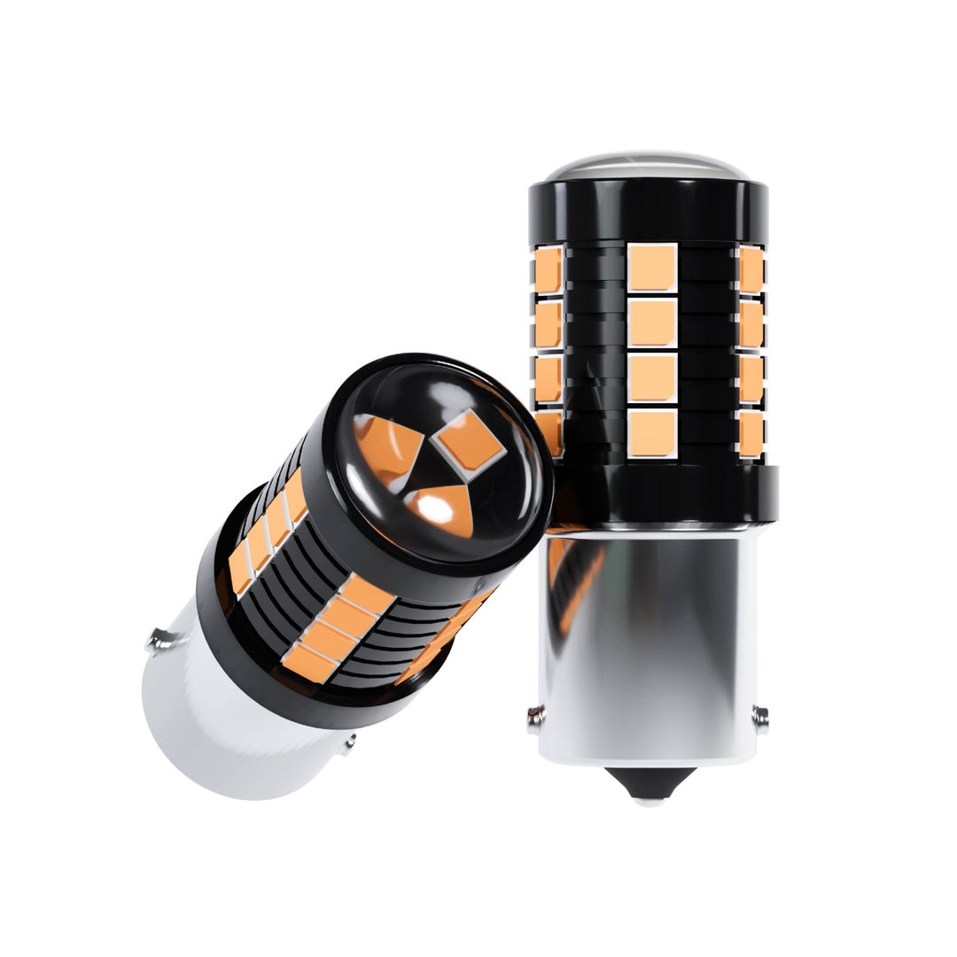 Ultra Bright Canbus LED Bulbs - 1156 Amber & T10 Amber or White

#color-combo_amber-and-white