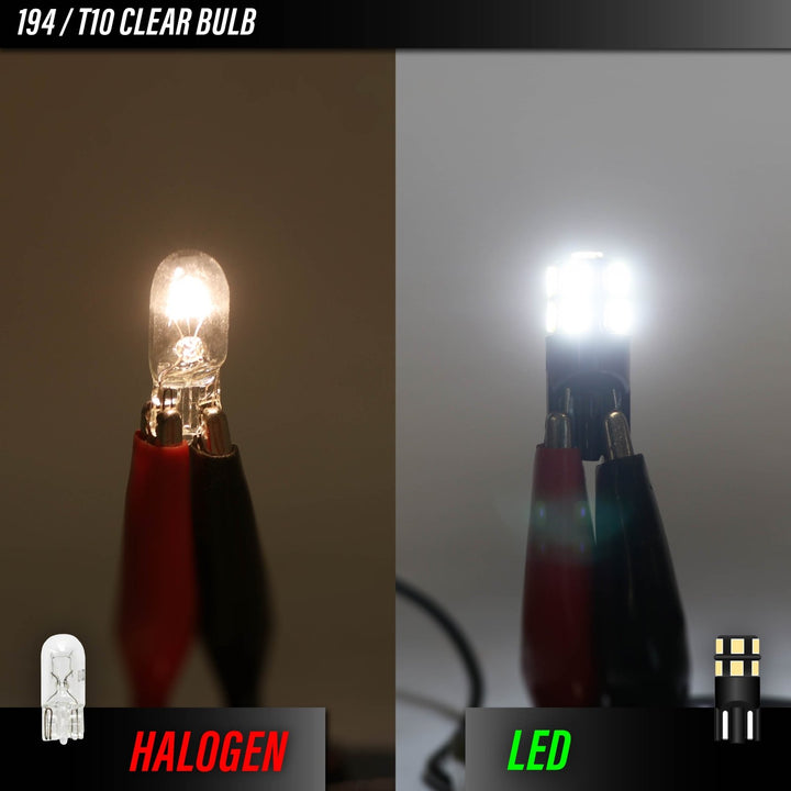 Ultra Bright Canbus LED Bulbs - 1156 Amber Turn Signal, 921 / T15 White Reverse Backup & 194 / T10 White License Plate Bulb Set