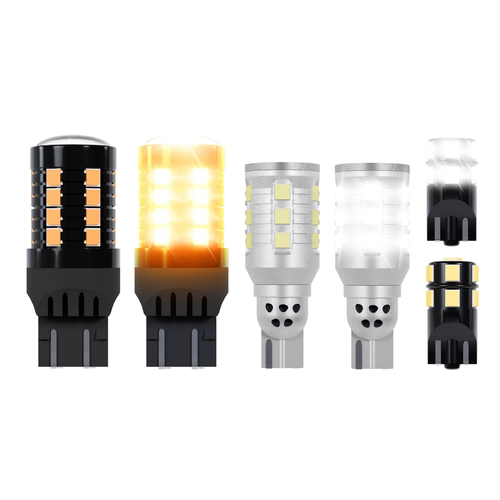 Ultra Bright Canbus LED Bulbs - 7440 / 7443 Amber Turn Signal, 921