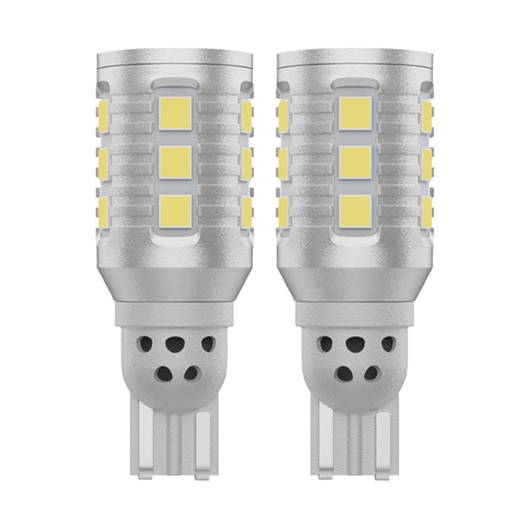 Brightest 950 Lumen T15 Base 921 Size Canbus Error Free White LED x2 Reverse Backup Light Bulbs