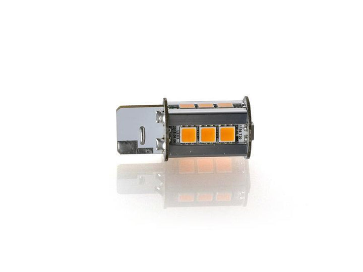 Brightest 2000 Lumen Canbus Error Free Amber LED x2 Headlight or Tail Light Turn Signal Light Bulbs Size T20 7440