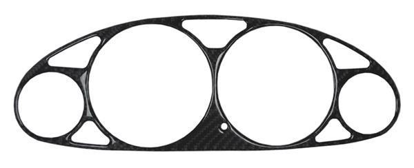 1994 - 2001 Acura Integra DC2 REAL Black Carbon Fiber Gauge Bezel For Instrument Cluster