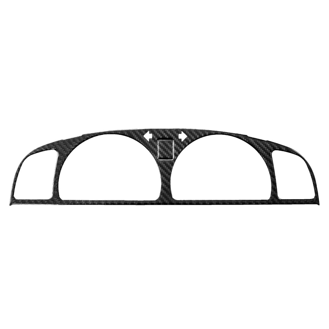 1999-2002 Toyota 4Runner Black Carbon Fiber Gauge Bezel For Instrument Cluster