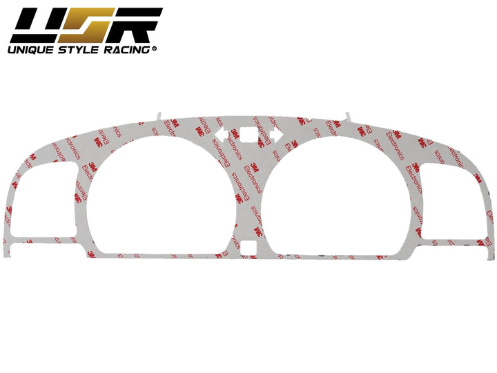 2001-2004 Toyota Tacoma Black Carbon Fiber Gauge Bezel For Instrument Cluster