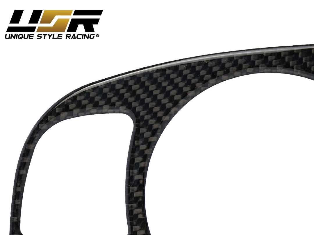 2001-2004 Toyota Tacoma Black Carbon Fiber Gauge Bezel For Instrument Cluster