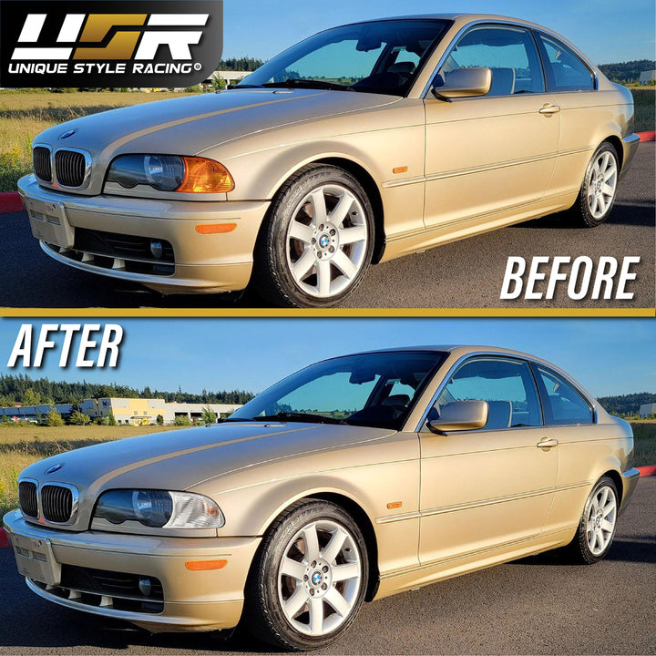 2000-2001 BMW 3 Series E46 2D / Cabrio DEPO Clip-On Clear or Smoke Corner Signal Light