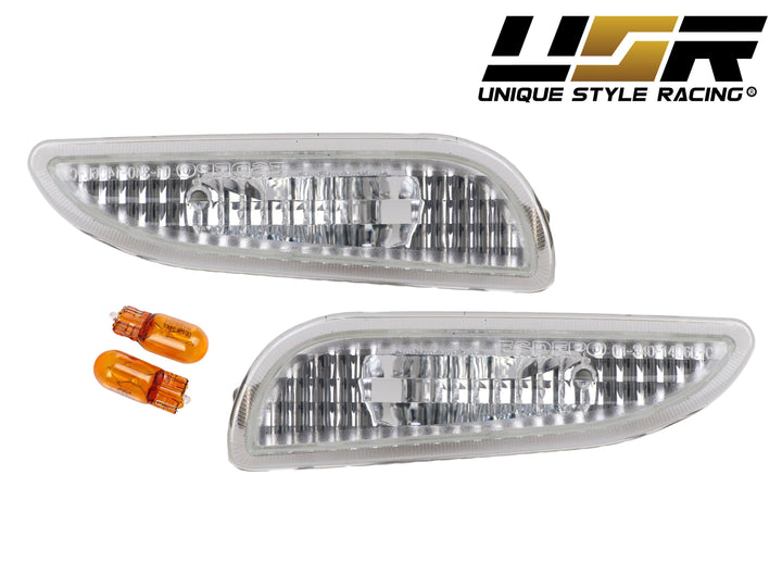 2003-2009 Mercedes CLK Class W209 Crystal Clear or Crystal Smoke Front Bumper Side Marker Light - Made by DEPO