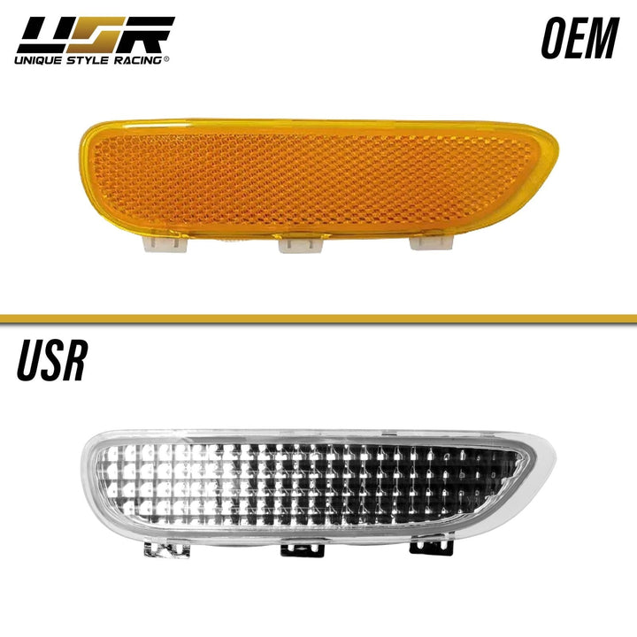 2000 - 2003 BMW E46 3 Series 2 Door Coupe/Cabrio & 2001 - 2006 M3 Clear or Smoke Front and/or Rear Bumper Reflector Side Marker Light