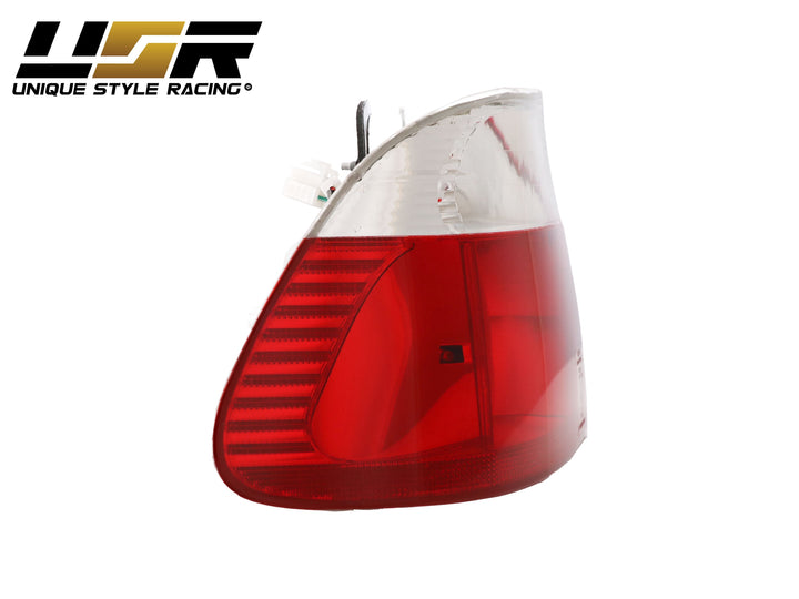 2004-2006 BMW E46 3 Series 2D Coupe Red/Clear OR Red/Smoke LED Tail Light - Made by DEPO