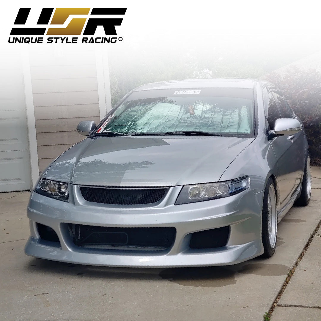 2004-2005 Acura TSX JDM CL7 Blue Corner D2S Projector Headlights - Made by DEPO