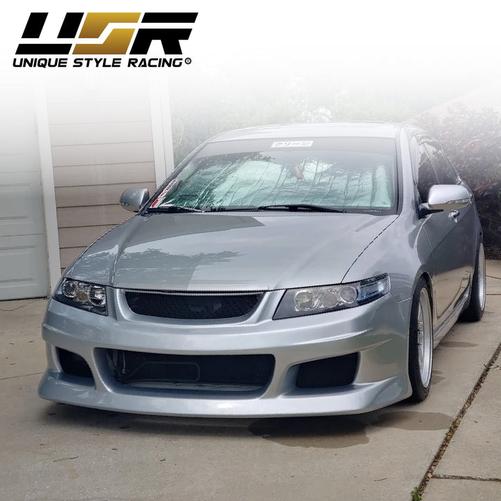 2004-2005 Acura TSX JDM CL7 Blue Corner D2S Projector Headlights - Made by DEPO