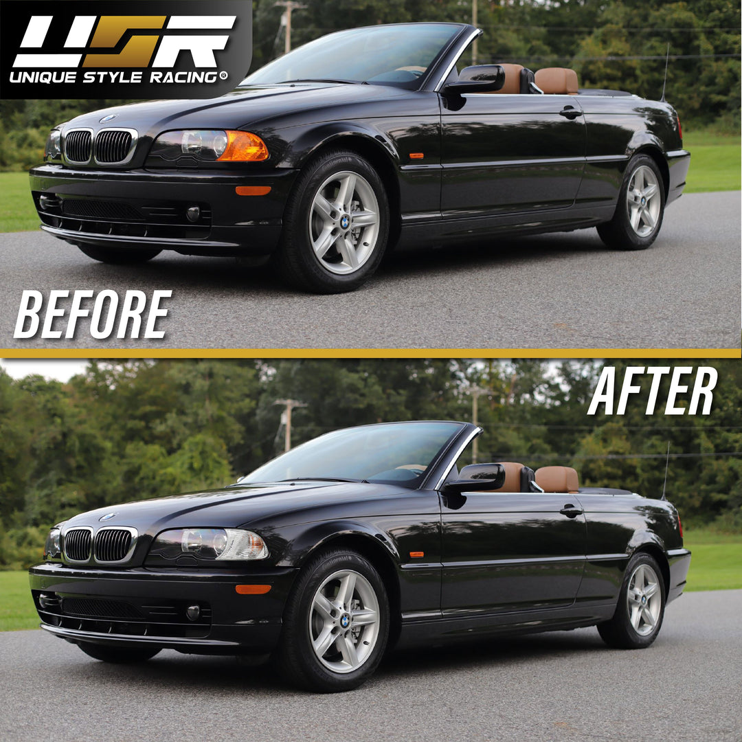 2002-2003 BMW 3 Series E46 2D / Cabrio & 2002-2006 E46 M3 DEPO Screw-On Clear or Smoke Corner Signal Light