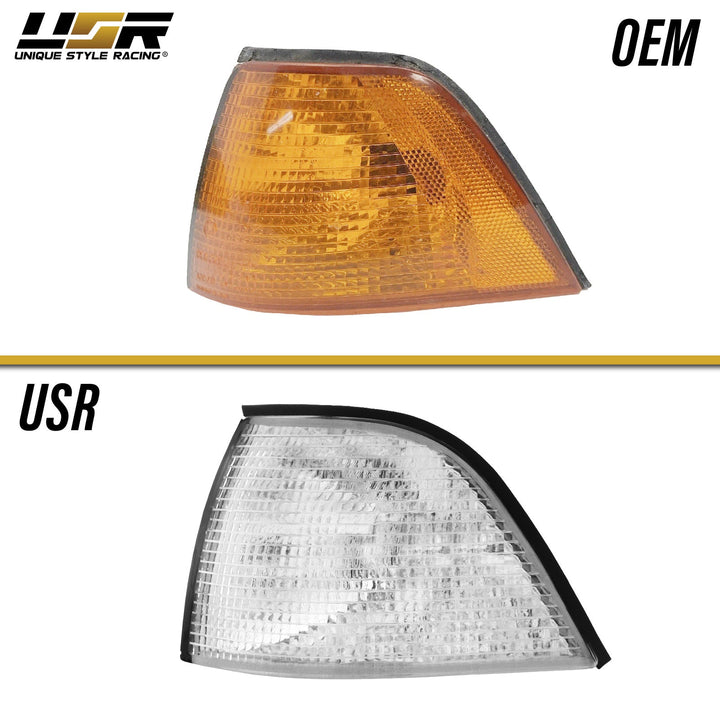 1992-1999 BMW E36 3 Series 3D / 4D Sedan Euro Clear or Smoke Lens Corner Lights

#lens-color_clear-lens-with-led-bulbs