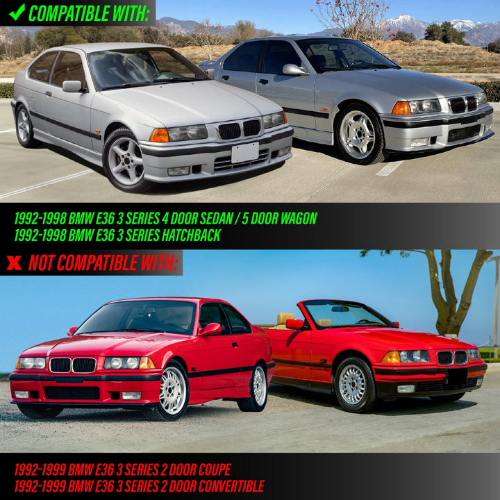 1992-1999 BMW E36 3 Series 3D / 4D Sedan Euro Clear or Smoke Lens Corner Lights

#lens-color_clear-lens-with-led-bulbs