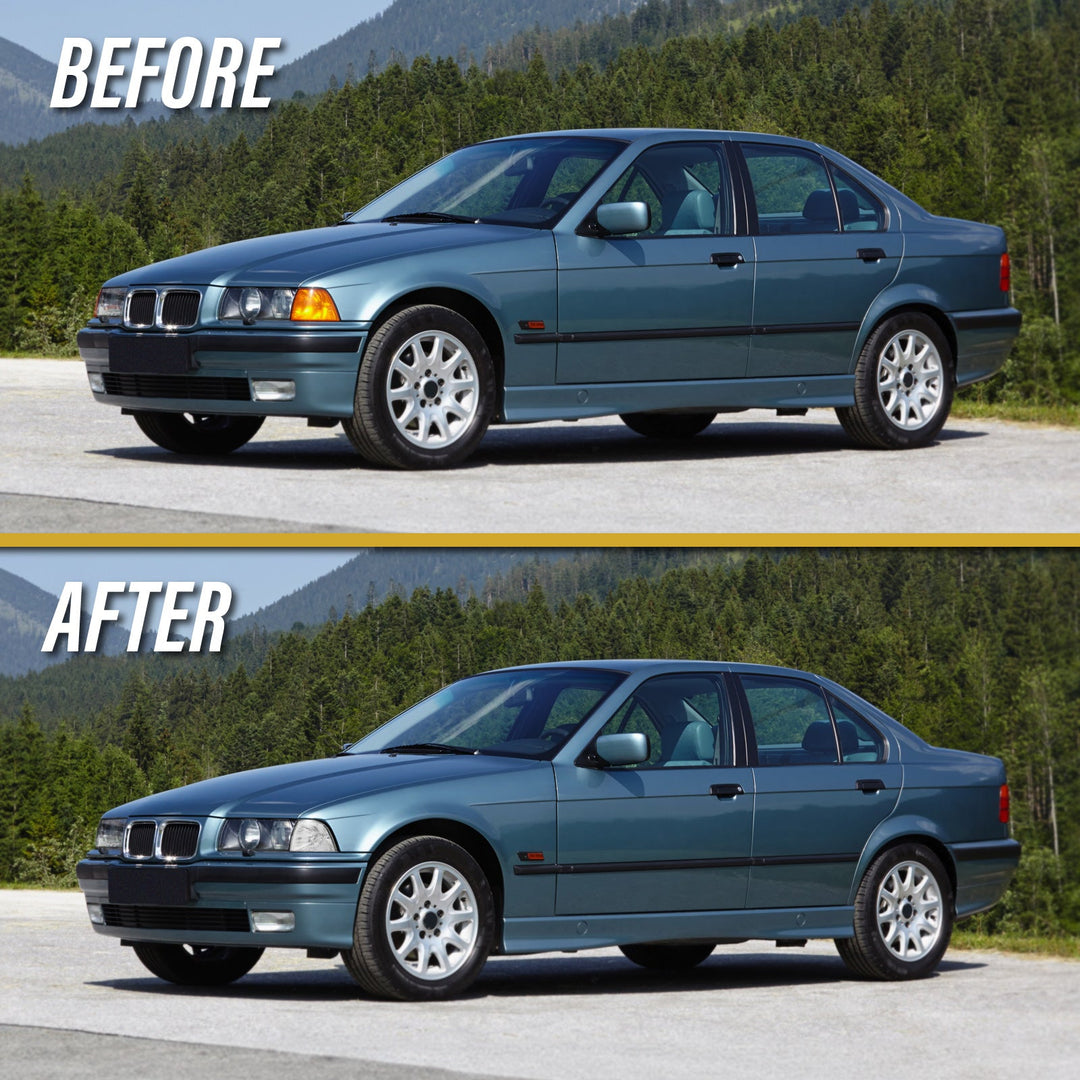1992-1999 BMW E36 3 Series 3D / 4D Sedan Euro Clear or Smoke Lens Corner Lights

#lens-color_clear-lens-with-led-bulbs