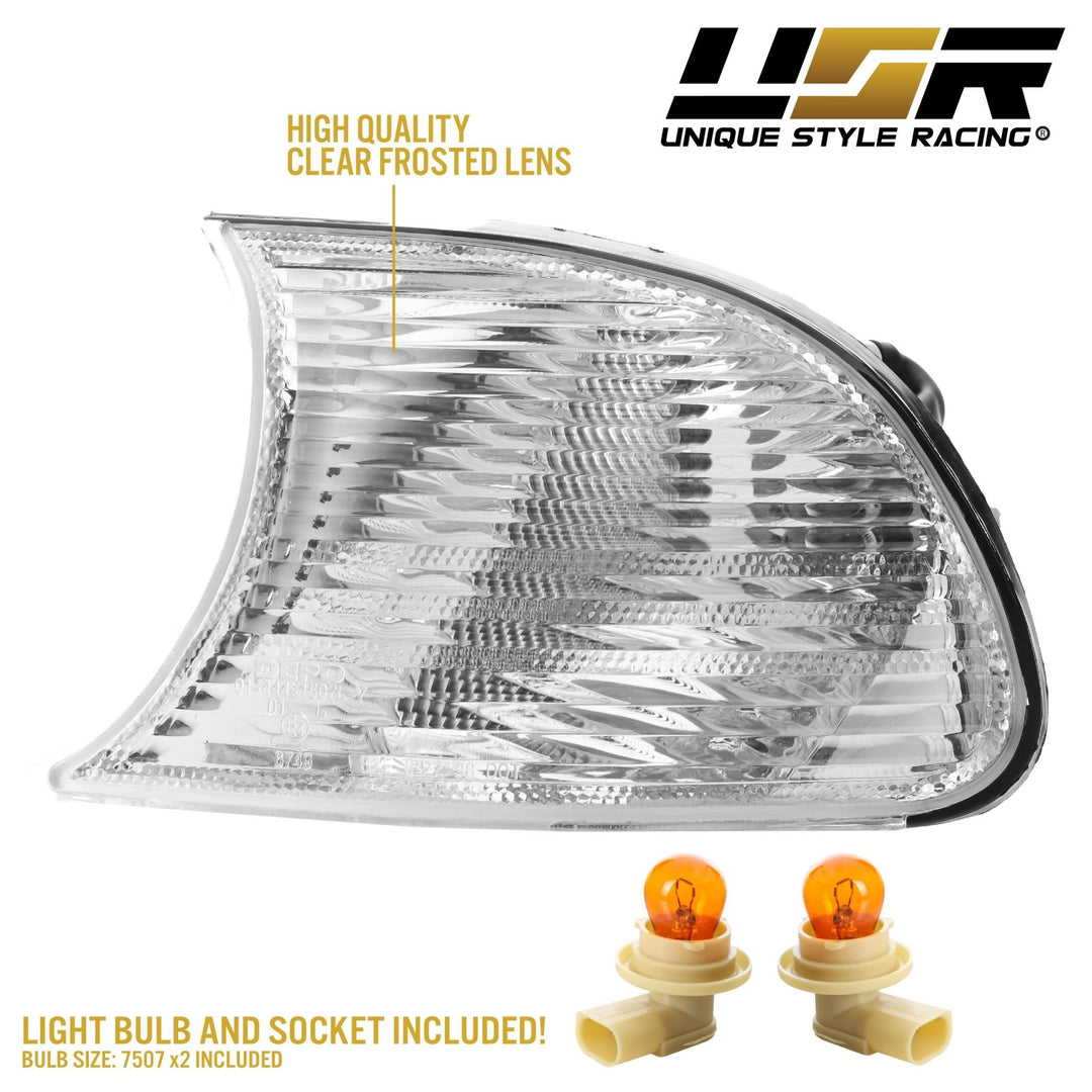 2000 - 2001 BMW 3 Series E46 2D / Cabrio ClipOn Clear or Smoke Corner Signal Light