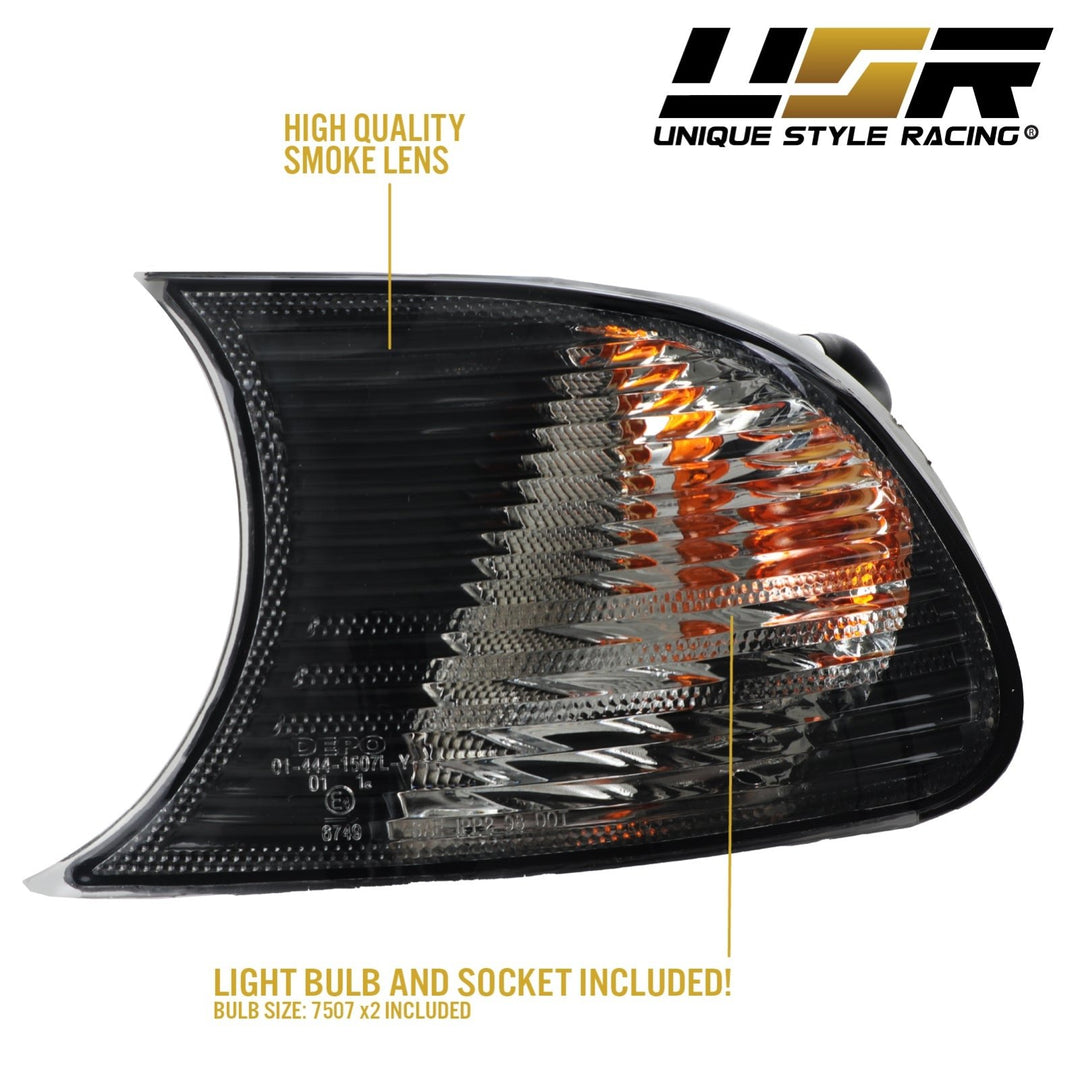 2000 - 2001 BMW 3 Series E46 2D / Cabrio ClipOn Clear or Smoke Corner Signal Light