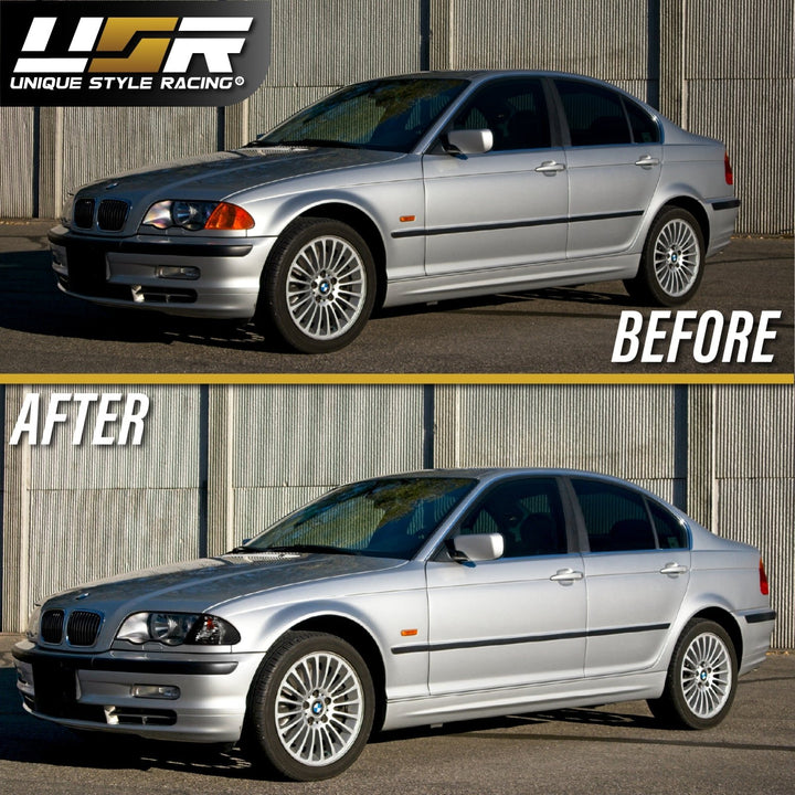 1992 - 2001 BMW 3 Series E46 E 46 4D Sedan & 5D Wagon Clear OR Smoke Lens Front Corner Signal Light

#lens-color_smoke-lens