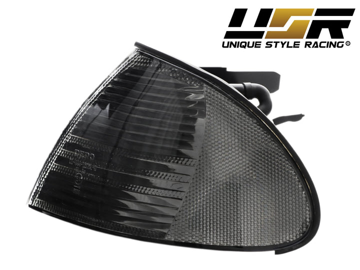1992 - 2001 BMW 3 Series E46 E 46 4D Sedan & 5D Wagon Clear OR Smoke Lens Front Corner Signal Light

#lens-color_smoke-lens