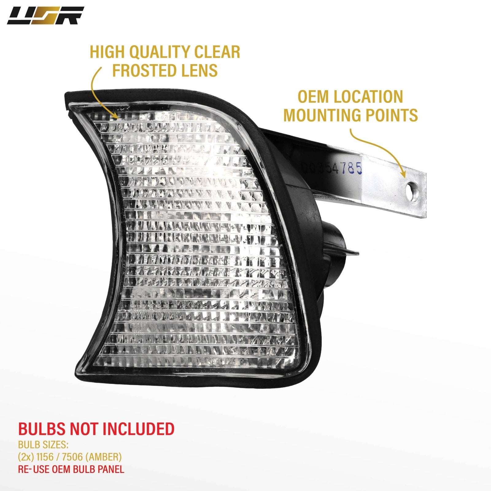 1989-1996 BMW E34 5 Series Clear Lens Corner Signal Light – Unique