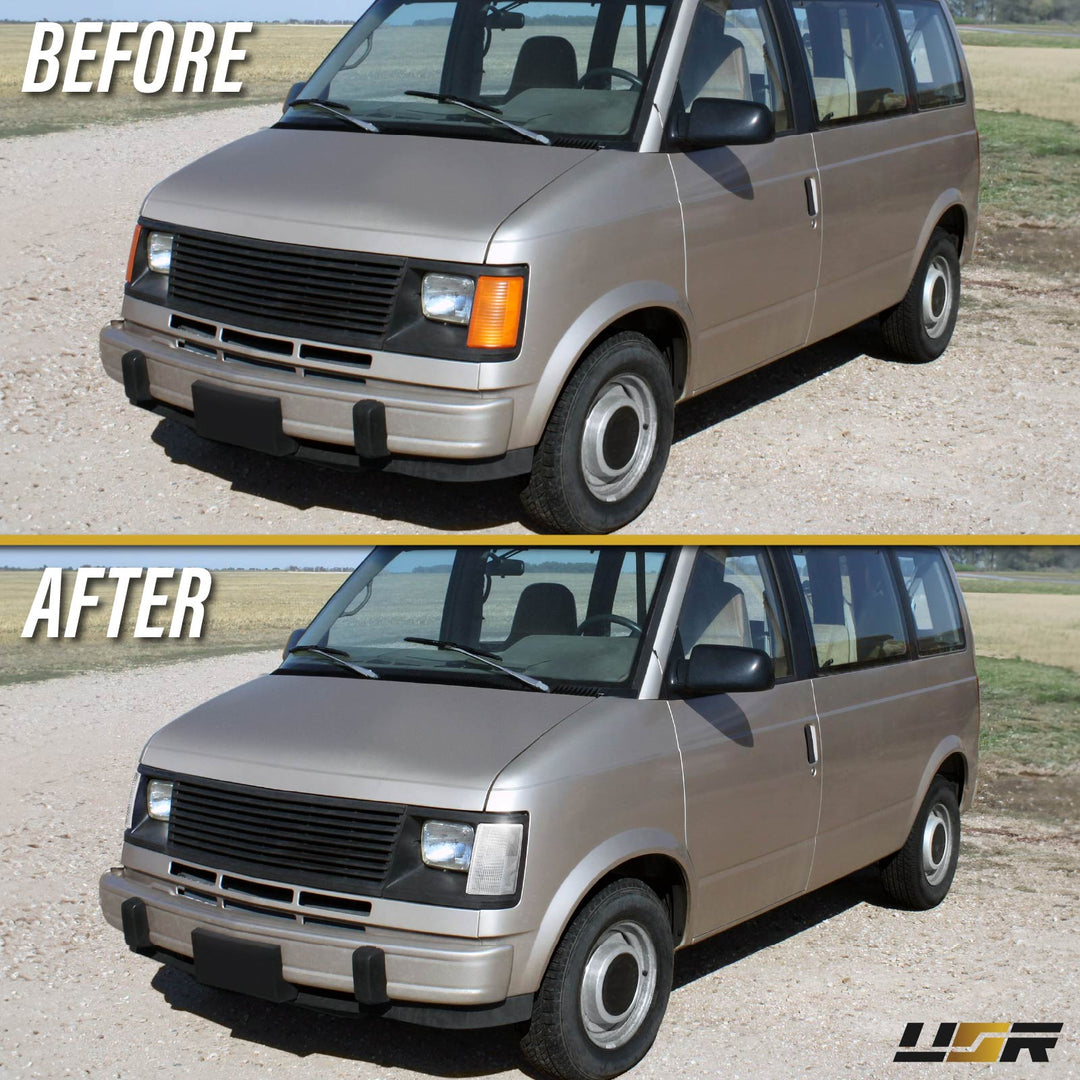 1985 - 1994 Chevrolet Astro & GMC Safari Van Euro Clear Lens Corner Signal Lights