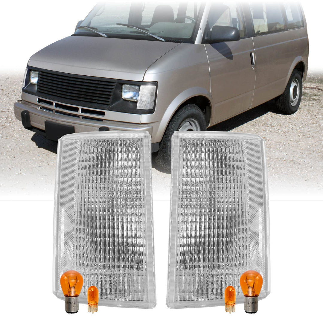 1985 - 1994 Chevrolet Astro & GMC Safari Van Euro Clear Lens Corner Signal Lights