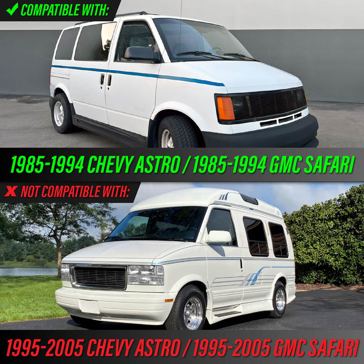 1985 - 1994 Chevrolet Astro & GMC Safari Van Euro Clear Lens Corner Signal Lights