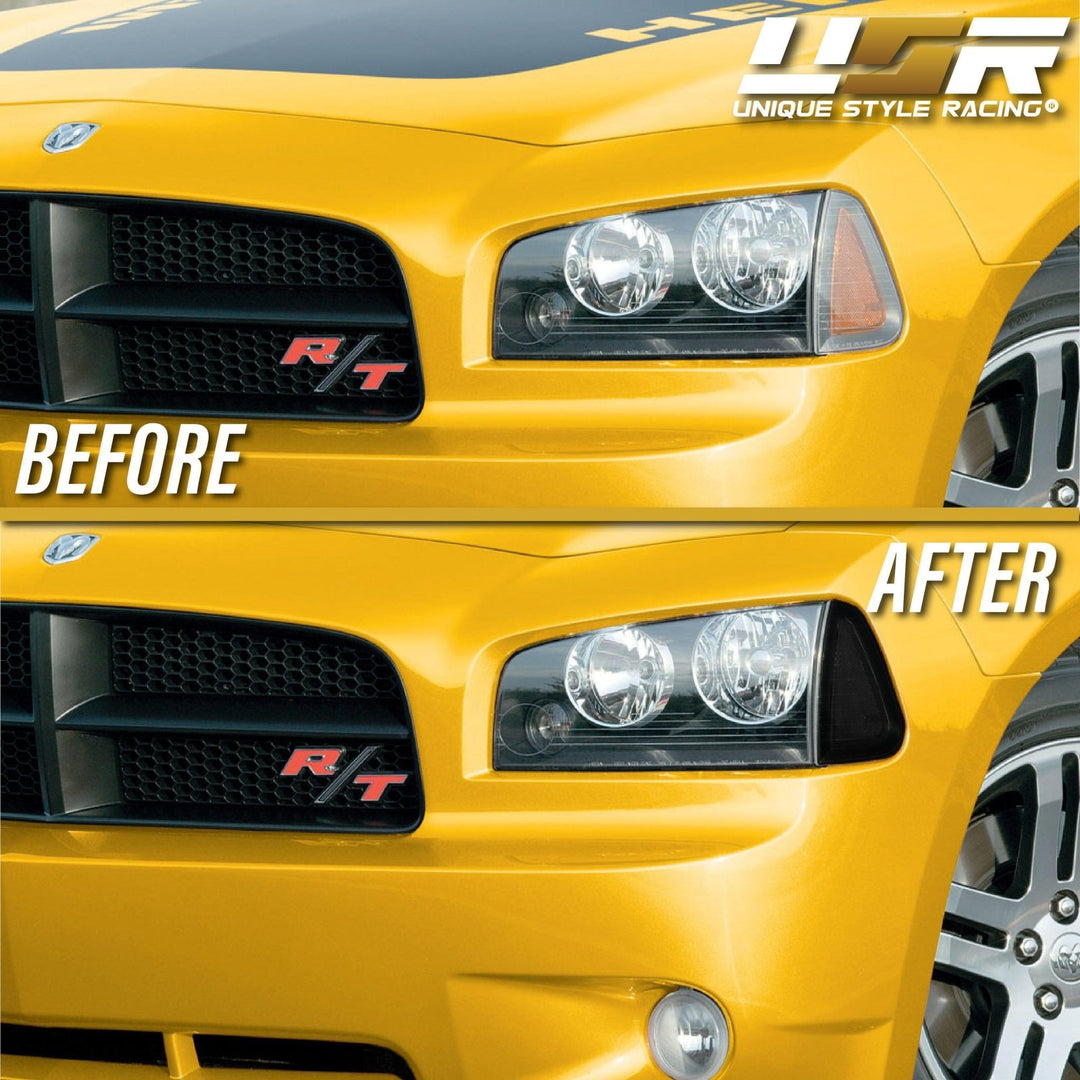 2006 - 2010 Dodge Charger Chrome Housing Clear Or Black Housing Smoke Corner Lights