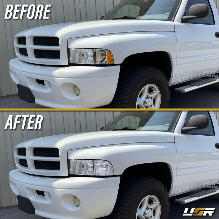 1994 - 2001 Dodge Ram All Clear Lens Corner Lights