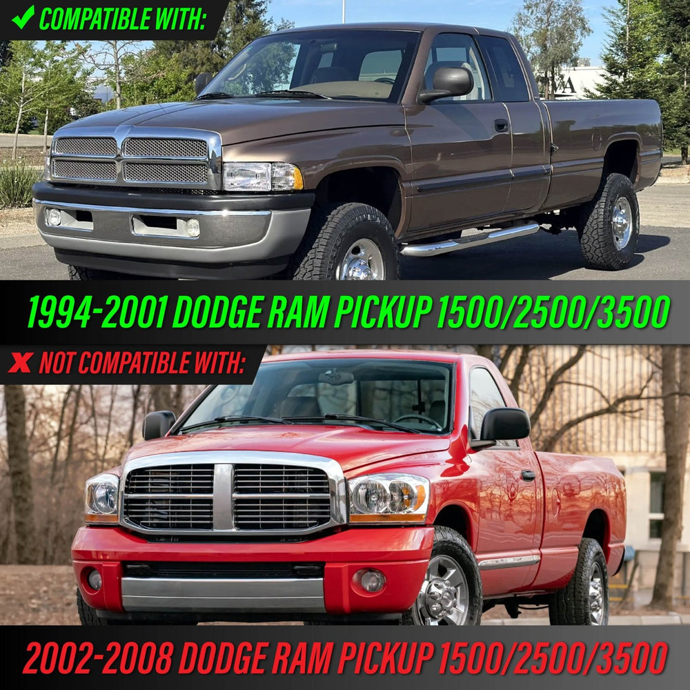 1994 - 2001 Dodge Ram All Clear Lens Corner Lights