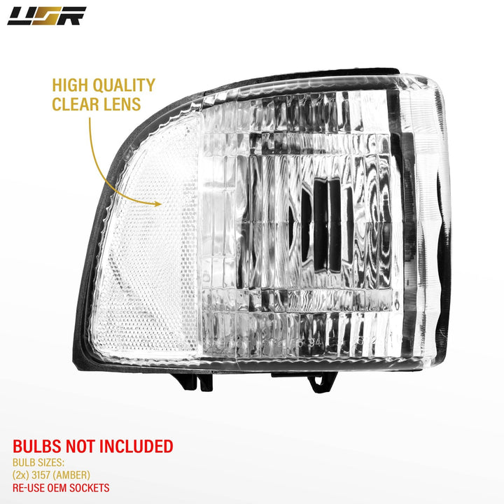 1994 - 2001 Dodge Ram All Clear Lens Corner Lights